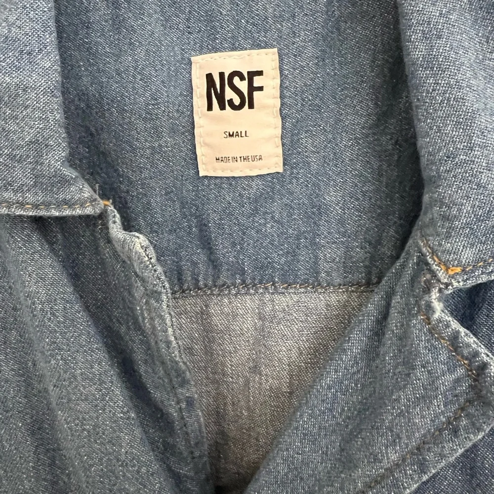 NSF Blue Lightweight Denim Shailey Two-Piece Set - Picture 4 of 7